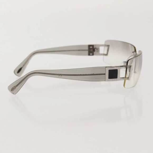 BVLGARI Sunglasses plastic Silver Auth am9072 main image 4